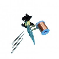 Tungsten carbide contactor coil winding nozzle